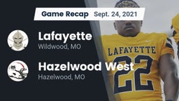 Recap: Lafayette  vs. Hazelwood West  2021