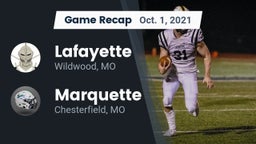 Recap: Lafayette  vs. Marquette  2021
