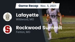 Recap: Lafayette  vs. Rockwood Summit  2021