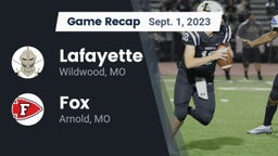 Recap: Lafayette  vs. Fox  2023