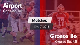 Matchup: Airport  vs. Grosse Ile  2016
