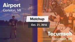 Matchup: Airport  vs. Tecumseh  2016