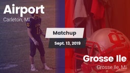 Matchup: Airport  vs. Grosse Ile  2019