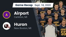 Recap: Airport  vs. Huron  2020