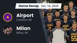 Recap: Airport  vs. Milan  2020