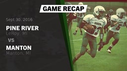 Recap: Pine River  vs. Manton  2016