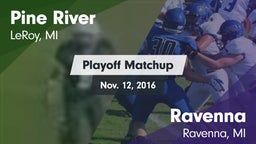 Matchup: Pine River High Scho vs. Ravenna  2016