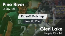 Matchup: Pine River High Scho vs. Glen Lake  2016