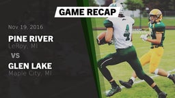 Recap: Pine River  vs. Glen Lake  2016