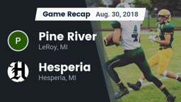 Recap: Pine River  vs. Hesperia  2018