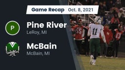 Recap: Pine River  vs. McBain  2021