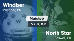Matchup: Windber  vs. North Star  2016