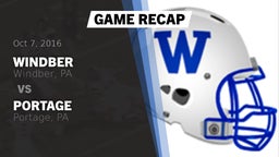 Recap: Windber  vs. Portage  2016