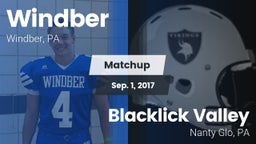 Matchup: Windber  vs. Blacklick Valley  2017