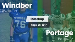 Matchup: Windber  vs. Portage  2017