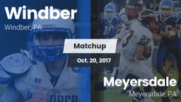 Matchup: Windber  vs. Meyersdale  2017