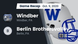 Recap: Windber  vs. Berlin Brothersvalley  2020