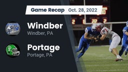 Recap: Windber  vs. Portage  2022
