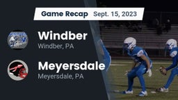 Recap: Windber  vs. Meyersdale  2023