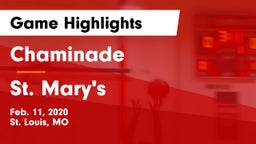 Chaminade  vs St. Mary's  Game Highlights - Feb. 11, 2020