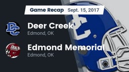 Recap: Deer Creek  vs. Edmond Memorial  2017