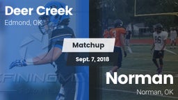 Matchup: Deer Creek High vs. Norman  2018