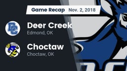 Recap: Deer Creek  vs. Choctaw  2018