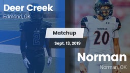 Matchup: Deer Creek High vs. Norman  2019