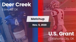 Matchup: Deer Creek High vs. U.S. Grant  2020