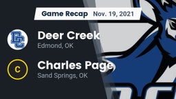 Recap: Deer Creek  vs. Charles Page  2021