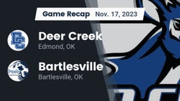 Recap: Deer Creek  vs. Bartlesville  2023