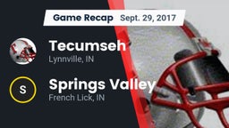Recap: Tecumseh  vs. Springs Valley  2017