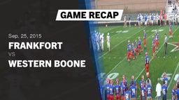 Recap: Frankfort  vs. Western Boone 2015