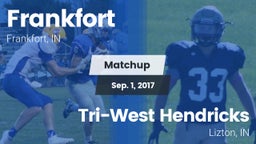 Matchup: Frankfort High vs. Tri-West Hendricks  2017