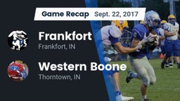 Recap: Frankfort  vs. Western Boone  2017