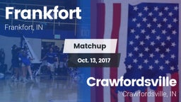 Matchup: Frankfort High vs. Crawfordsville  2017