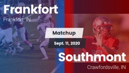 Matchup: Frankfort High vs. Southmont  2020