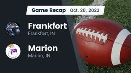 Recap: Frankfort  vs. Marion  2023