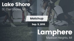 Matchup: Lake Shore High vs. Lamphere  2016