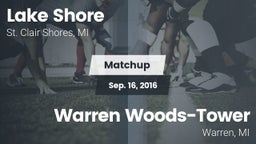 Matchup: Lake Shore High vs. Warren Woods-Tower  2016