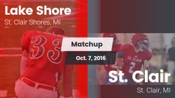 Matchup: Lake Shore High vs. St. Clair  2016