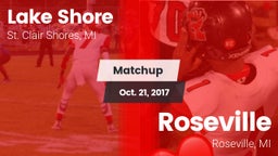 Matchup: Lake Shore High vs. Roseville  2017