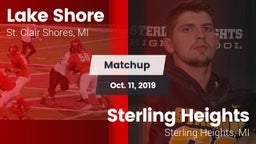 Matchup: Lake Shore High vs. Sterling Heights  2019