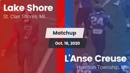 Matchup: Lake Shore High vs. L'Anse Creuse  2020