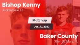 Matchup: Bishop Kenny High vs. Baker County  2020