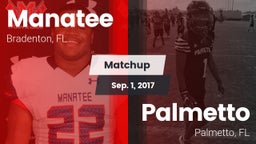 Matchup: Manatee  vs. Palmetto  2017
