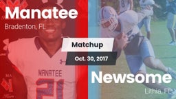 Matchup: Manatee  vs. Newsome  2017