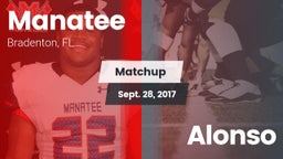 Matchup: Manatee  vs. Alonso 2017