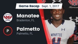 Recap: Manatee  vs. Palmetto  2017