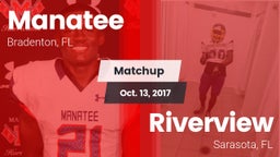 Matchup: Manatee  vs. Riverview  2017